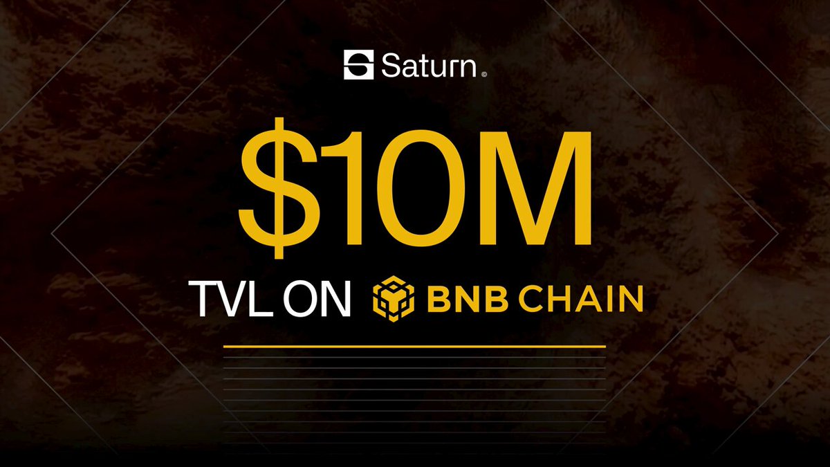 The image shows an advertisement for Bitcoin with a large, yellow "10" written below it. The text indicates that the post promotes bitcoin andSaturn chain. In addition, there are smaller words related to coins presented beneath the big number, such as "BNB Chain", "crypto", and "ETH". The image also includes some logos or symbols from Bitcoin and Saturn chains. The overall appearance suggests a connection between the content of this advertisement and the Bitcoin/Saturn chain discussion present in the post.