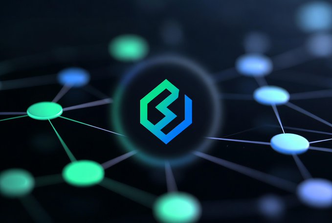 A glowing teal and blue hexagonal "B" logo for Beldex (BeldexCoin) is centered against a dark background featuring an interconnected network of green and blue nodes, visually representing the cryptocurrency's blockchain infrastructure.

The image reinforces the post's theme by symbolizing Beldex's privacy-focused, decentralized network, suggesting a seamless, integrated approach rather than a standalone app requiring active user management.