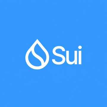 The image shows the Sui blockchain logo—a stylized white water drop alongside the word "Sui"—on its signature blue background. It visually accompanies the post about Sui Network's major update regarding its first quantum-safe transaction processed on Devnet.