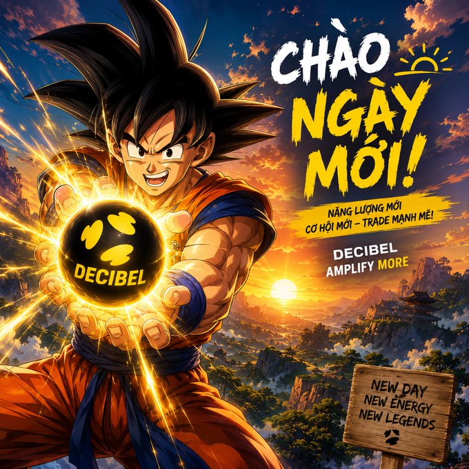 The image depicts a cartoon character wearing a red outfit and holding a large, glowing ball above his head during a sunset. The scene has a peaceful and warm atmosphere that evokes feelings of tranquility and joy. The text on the image reads "CHao ngaay moi!" which is a reference to the song "Naga Moi" by Ngàyngmo Mué." The post also mentions something about new energy levels, possibly related to the energetic and lively nature often associated with the animation of a cartoon character in action.