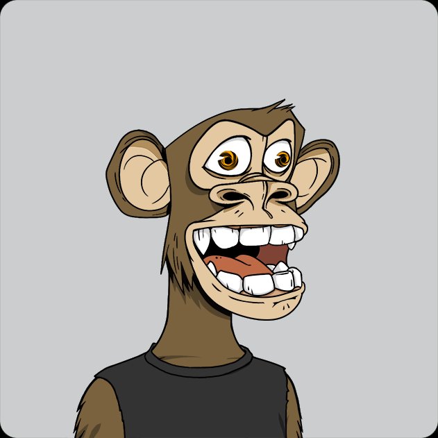 A cartoon illustration of a smiling brown monkey character wearing a black shirt against a plain gray background.