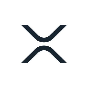 The XRP cryptocurrency logo, a stylized dark blue X-shape on a white background.