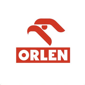 The image displays the red ORLEN logo featuring an eagle emblem above the company name in bold white lettering on a red rectangular background. This logo represents Poland's state-backed energy group Orlen, which is the subject of the accompanying post about an alleged scheme involving a Dubai trader, USB sticks containing access to tens of millions in USDT, and unfulfilled Venezuelan oil contracts.