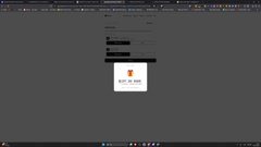 The image shows a "Login" prompt with the "X" logo, suggesting a connection or authentication process. This directly supports the post's claim of users having trouble connecting their X account to claim earnings.