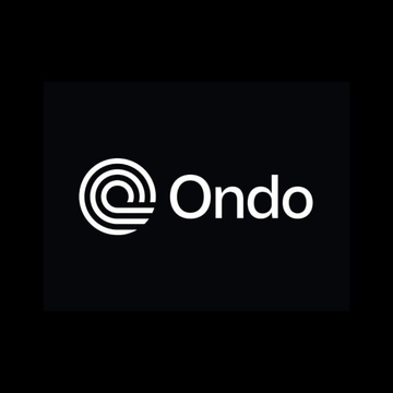 The image features a logo for a company named "ONDO" written in white against a black background. The logo consists of a circle with a line through it, which is the main visual element of the design. The text "ONDO" is positioned at the center of this circle, making it the focal point of the logo. The image also includes some additional text that reads: "Founder Ondo Finance - Nathan Allman vừa được xác nhận đã qua đời đâng trong crypto, đặc biệt là mảng đười mở đường cho xu hướng RWA trong crypto". This text provides context about the company and its purpose, further emphasizing the importance of the "ONDO" logo.
