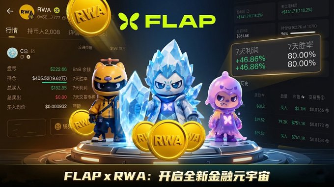 The image features a poster for a video game called "Flap" with three cartoon characters standing next to each other, all wearing helmets. The characters are positioned at different angles, creating an interesting composition. The background of the poster displays various numbers and text in both English and Chinese, indicating that the game is available in multiple languages. The post also includes a link to the game's website for further information or purchase options.
