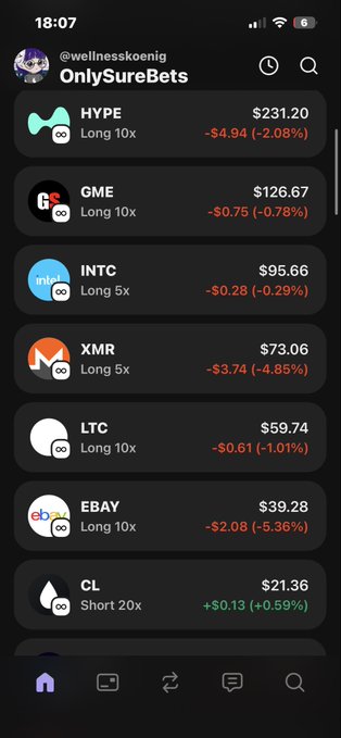 In the image, a cell phone screen displays various cryptocurrency exchanges with their respective lists of names and corresponding prices. The main focus of the image is a particular exchange called "OnlySUREBETS" which seems to be the primary area of interest. On this platform, there are at least 14 different cryptocurrencies listed along with their current values. Some examples include Bitcoin, Ripple, Litecoin, Ethereum, and others. A person might be interested in purchasing one or more of these digital coins for various reasons such as investment or trading purposes. The post provides an overview of the exchange list and prices, allowing potential users to understand which exchanges are available for trading or buying cryptocurrency.