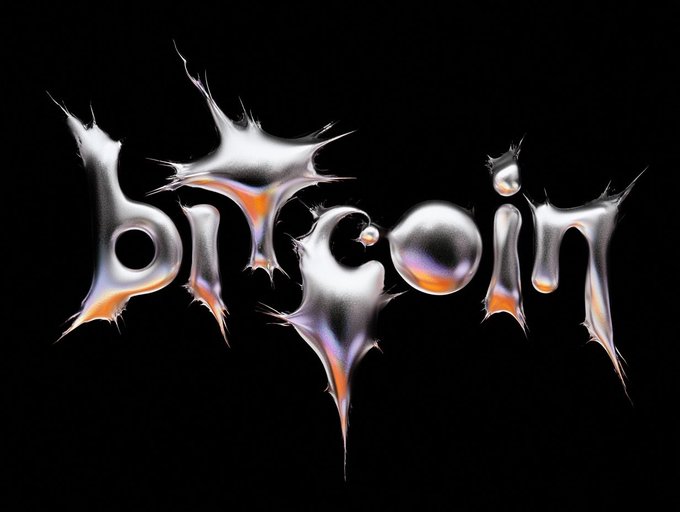 A metallic chrome-style 3D rendering of the word "bicin" with sharp, spiked letterforms on a black background.
