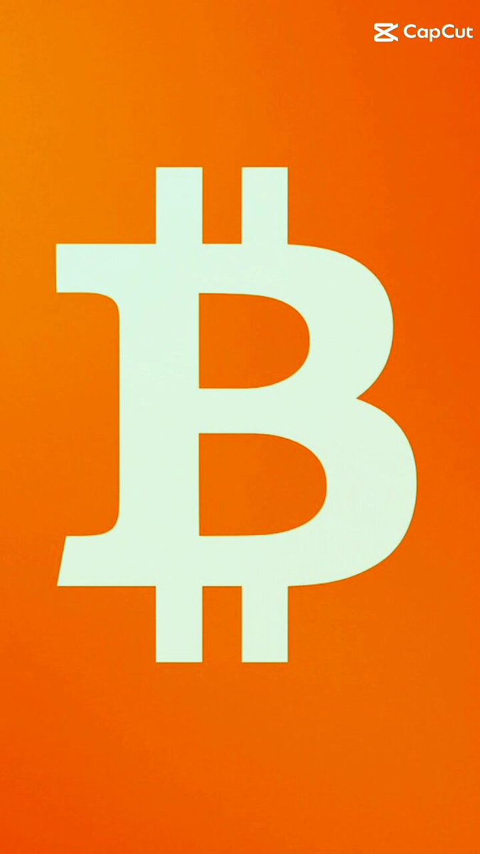 The image features a large, orange logo with the word "bitcoin" written in white letters. The text is positioned at the top of an orange background that has a gray border. Below the logo, there's some text that reads "what can't kill you makes you stronger #bitcoin #BTC #Satoshi #Saylor". This message seems to be related to Bitcoin and its supporters or enthusiasts who believe in the idea that nothing can bring them down. The image is accompanied by a caption that provides additional context about the post, which is titled "capcut" with an orange background featuring white text.