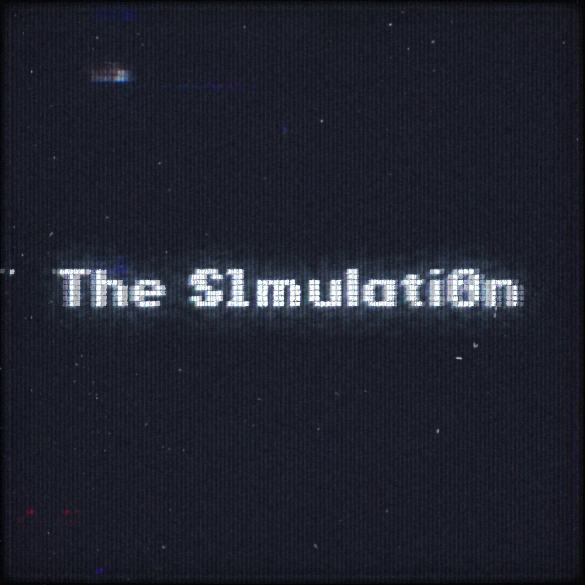 The image features a black background with white text that reads "The simulation" at the top, followed by "The simulation" again below it, and then "The simulation" once more towards the bottom of the screen. The date appears to be June 9th at 6 pm CET in Europe. There is also an image of a spaceship on the left side of the frame.