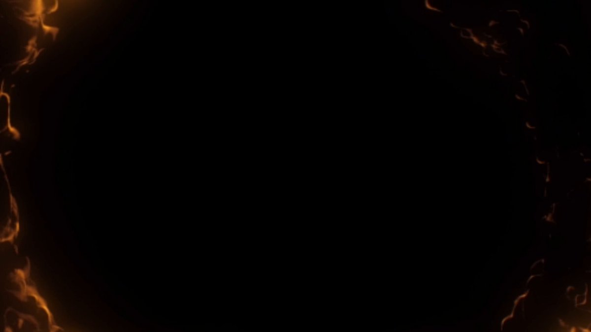 The image features a large black square with an orange flame coming out from the center, creating a striking contrast against the dark background. The flame appears to be radiating heat or light, adding a sense of warmth and energy to the scene. The image is accompanied by a caption that reads "It'S nearly time for our SPS Sunday Event! Join us at 3 PM ET as our gamers drop into the world of @illuviumio!".