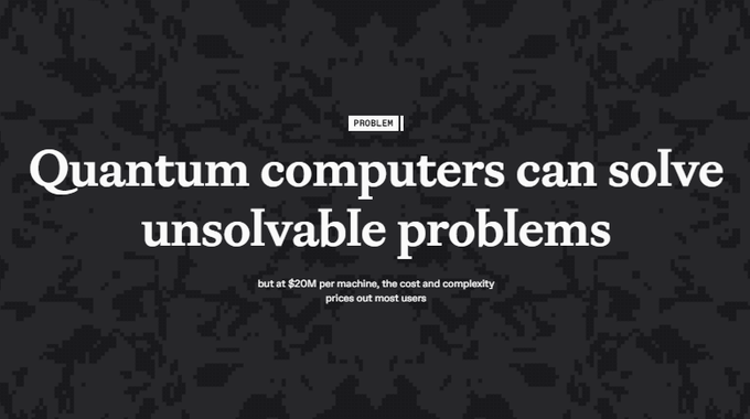 The image features a black background with white text that reads "Quantum computers can solve unsolvable problems but they are inefficient at doing so. Bitcoin has been deployed without an update since 2009, the fix has already been built." The title of the post is in bold letters and is placed prominently on the image's edges.