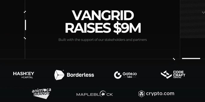 Vangrid has raised $9M in funding with backing from HashKey Capital, Borderless, Gate.io Labs, Code Craft Capital, Animoca Brands, Mapleblock, and Crypto.com. The announcement highlights Vangrid's mission to provide real-time, ground-level spatial data for physical AI systems like robots navigating warehouses and stores, addressing the need for fresh, current information about the physical world rather than relying on outdated maps or satellite imagery.