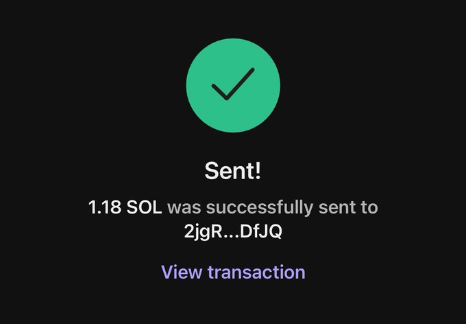 !!!Sent! Successfully sent to 1.18.OL was successfully sent to 2.2.GR...DFJQ