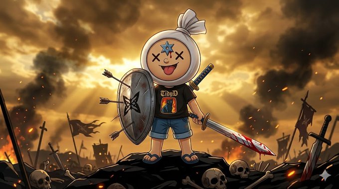 The image features a cartoon character, possibly a boy or a girl, dressed as a knight with a sword and shield, standing on top of a hill surrounded by battlements. The character appears to be ready for action, perhaps defending their castle from an enemy attack. The background shows a sky filled with clouds, suggesting that the scene takes place in a medieval setting.

The image is related to the post because it features a cartoon illustration of a knight and a castle, which could be interpreted as a reference to the popular video game series "The Legend of Zelda: Skyward Sword". The game's main character, Link, often wears a similar outfit with a sword and shield while exploring different worlds. This connection between the image and the game title adds an interesting layer of depth to the post.