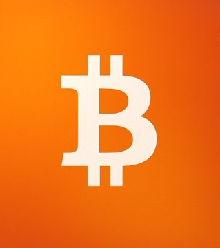 The image features a white Bitcoin (₿) logo prominently displayed against a vibrant orange background. This visual aligns with the accompanying bullish post highlighting that Bitcoin ETFs have purchased over $1 billion worth of $BTC this week, marking three consecutive weeks of net inflows, symbolizing strong institutional confidence in the cryptocurrency.