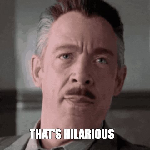 "That's humorous".