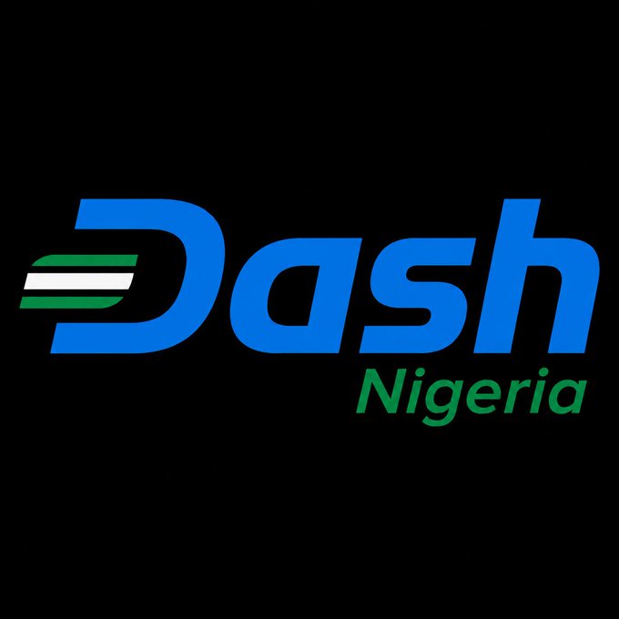 The image features a logo for a company named "DASH" with the country of origin, "NGERIA". The logo includes a stylized version of the word "DASH", which has been rendered in blue and green colors. Below this logo, there is text that reads "And the wait is over @DashNews_NG is officially live on Twitter. We'll bring you first hand news about @Dashpay in Nigeria and help drive massive adoption." The image also contains a hashtag, "#DASHNGERIA", which further emphasizes the connection between the logo and the company's name.