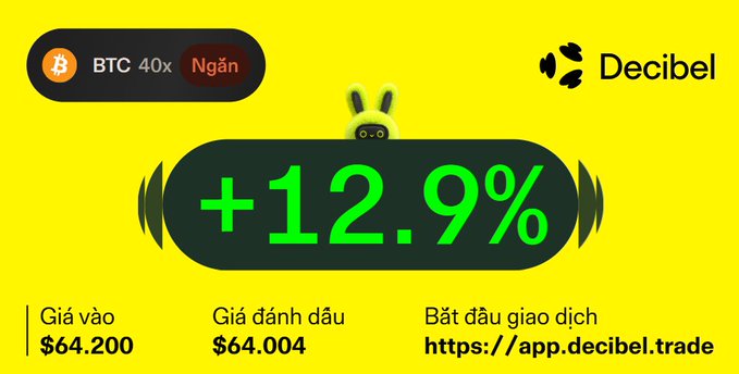 The image features a yellow background with green numbers displayed within a frame that says "Cụ $BTC tăng chỉ để short nhỉ? Thôi chốt ly trà sữa để ngủ ngon hơn, thị trường này tham quá là còn cái nịt luôn quá. Chúc anh em đêm ngio chúc hìn não." The numbers are displayed against a yellow background and the text is written in another color, making it easy to read from a distance or on a computer screen.