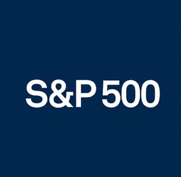 The image displays the "S&P 500" logo in white text on a dark navy blue background, directly referencing the index mentioned in the post. It visually reinforces the context of Michael Saylor's Strategy ($MSTR) being ineligible for the S&P 500 rebalance due to failing the index's GAAP profitability threshold.
