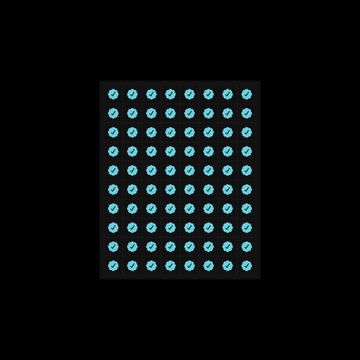 A grid of identical cyan/blue circular icons on a dark background, symbolizing multiple servers or proxies, visually reinforcing the concept of trusting proxies.