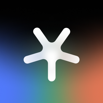 The image features a stylized, glowing white asterisk or star-like symbol on a dark, colorful gradient background blending blue, green, and orange hues—likely the logo of the Solana blockchain or a related platform. It serves as a visual anchor for a post highlighting Solana ecosystem projects focused on ownership, including privacy tools ($UMBRA), launchpads ($META), neobanking ($AVICI), and decentralized finance ($OMFG).