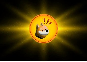 The image shows a BONK coin featuring the Shiba Inu dog mascot inside a glowing orange and yellow coin emblem with radiant light beams. This ties to the post by visually representing BONK's potential to reach a 50 billion market cap, serving as the "proof" that would finally convince skeptics of the meme coin's success.