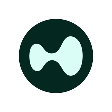 The image features a logo with a circle containing two holes or eyes positioned at the center of the frame. The background of the image is white, which contrasts with the black color of the circles and makes them stand out. In the bottom right corner of the image, there's text that reads "Coinbase just went live as Hyperliquid’s official USDC treasury deployer". This suggests that the logo might be related to a new cryptocurrency or token launch by Coinbase, which is associated with Hyper Liquid. The two holes in the center of the circle could represent the two addresses used for onchain collateral management in this new cryptocurrency project.
