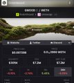 A smartphone screen displays the Phantom cryptocurrency wallet app showing a balance of 0.33459239 ETH and showing current Bitcoin and Ethereum prices.