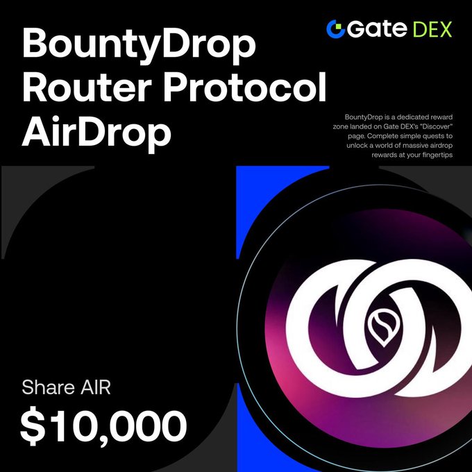 The image is an advertisement for an Air drop service, promoting a rewards system that connects users to other users' wallets in the BNB Chain, allowing them to complete tasks such as joining or leaving a group, participating in activities within a specific zone, or even getting a new wallet. The post on social media mentions that there are already $10,000 worth of AIR shares available for purchase and suggests buyers can connect with others in the BNB Chain.