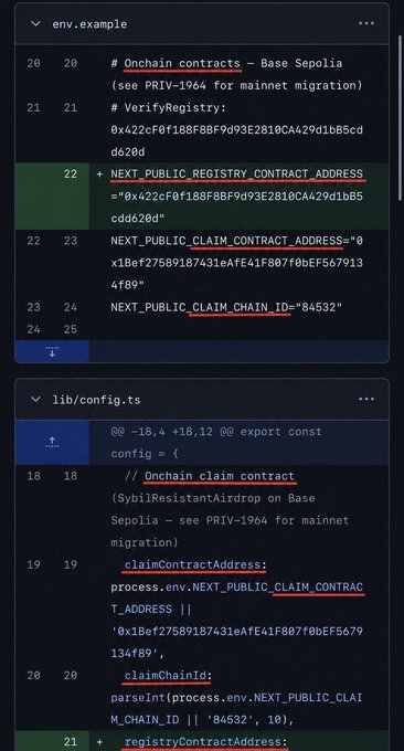 The image shows a computer screen displaying two columns of text. The top column contains several tabs including the title "Exam", followed by four different words with various descriptions like "Base", "base registration page", "Registry Contract Address" and another word, possibly related to the bottom part of the frame where it reads: "After B20 goes live, a $BASE". The lower column has some text as well. Although not immediately visible in the image, it is likely that these two columns are part of a larger screen or presentation context.