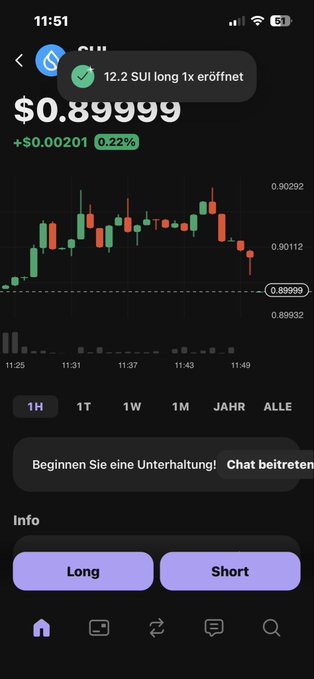 An image of a smartphone screen showing an app that appears to be a chart or graph with long and short intervals on the x-axis labeled from 0 to 11". The text at the top says "1x sui long til entreten", indicating this is likely a dating or relationship app.