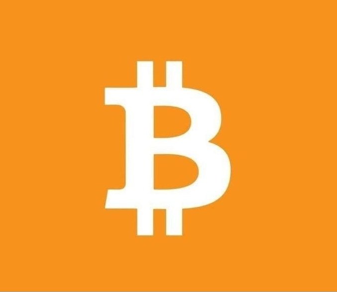 The image shows an upside-down symbol of Bitcoin on an orange background. Below the symbol, there's text that reads "BREAKING: Polymarket now gives Bitcoin a 63% chance of reclaiming $65,000+ this month. Bullish expectations are building, and a move above $65K could fuel stronger market momentum and investor confidence." The words seem to connect with the Bitcoin logo, suggesting that it might be worth more than $65,000 at the time. This is based on recent bullish trends in the cryptocurrency market.