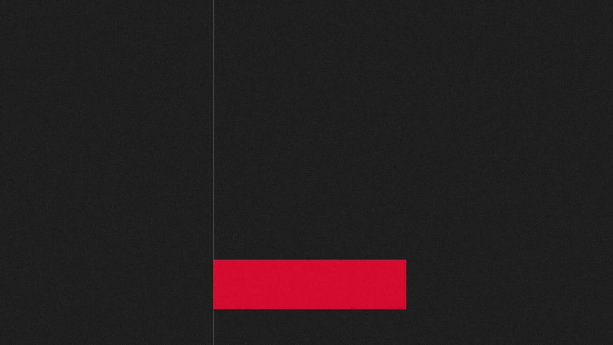 The image features a large black square with a red line running through the center of it, which appears to be a logo or design element. The background of the image is gray, providing a neutral backdrop that allows the red line to stand out prominently. The text "Aujourd'hui, nouslançons l’Avalanche Payments Collective" is written in white at the bottom right corner of the image. This text seems to be related to the post about the Collectif group or a similar organization.