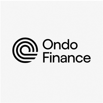 A black and white logo for "Ondo Finance," featuring a stylized circular maze-like icon next to the company name. The image relates to the post's theme of finance professionals being misunderstood by their parents, as Ondo Finance is a tokenized real-world asset platform that might be equally difficult to explain to family members as crypto jobs.