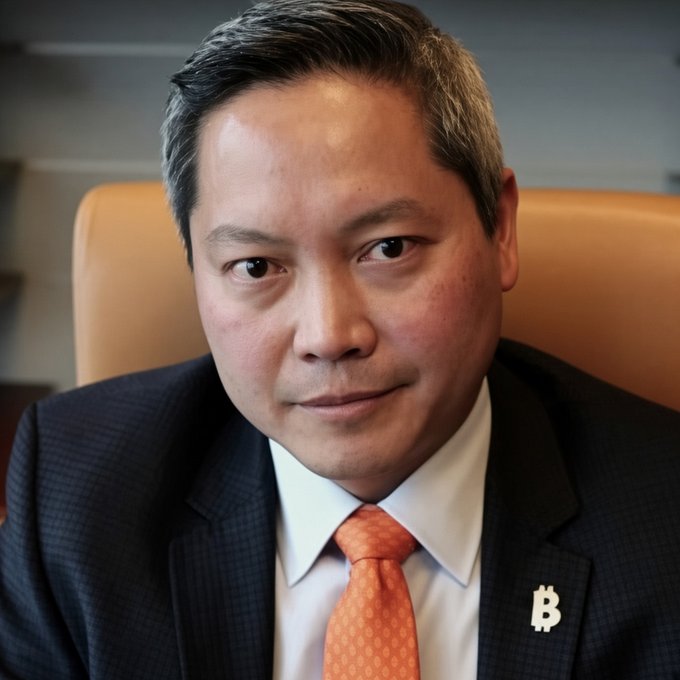 Strategy (formerly MicroStrategy) CEO Phong Le, photographed here wearing an orange tie with a Bitcoin lapel pin, discusses the company's controversial decision to sell 7,000 BTC at $60,000-$65,000 to fund preferred dividends before repurchasing 4,603 BTC at an average of $80,318.