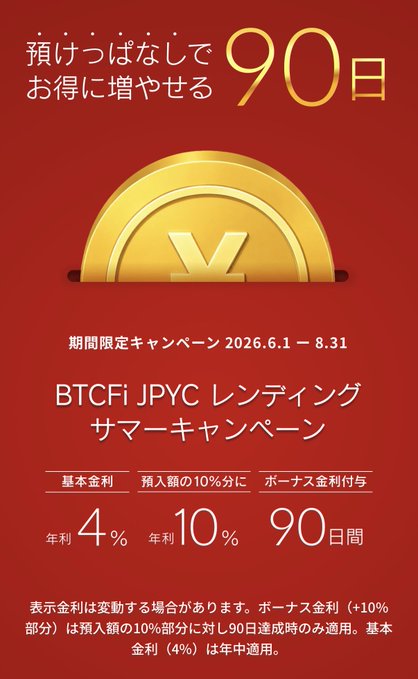 The image features a promotional poster for BCTFIJPCIYCPLCB. The central element of the poster is a gold coin placed at the bottom, emphasizing the monetary value being offered by this lending service. The text on the poster highlights that this particular lender has an interest rate of 5% and provides a chance to access funds in just one day for up to 90 days. This promotion targets people who were hesitant about crypto lending and aims to educate them about the benefits of this new lending platform.