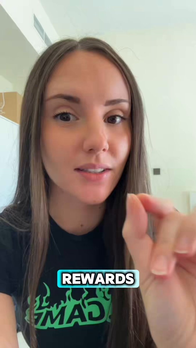 The image features a woman with long brown hair wearing a black shirt, holding up her hand as if she's about to make a gesture or point at something. The caption of the image reads "It's time for a staking update I'm definitely surprised by how much the BC Engine generated after just two weeks Have you tried it yet?". This suggests that there might be an ongoing discussion or event related to the staking process, and the woman is likely sharing her thoughts or experiences about it.