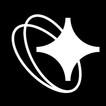 A black-and-white logo featuring a four-pointed star with elliptical orbital rings, likely representing Mercuryo, accompanies a post about Polygon seeing a major surge in on-ramp activity, with Mercuryo reporting a 65% year-over-year increase in volume in 2026 and stablecoins now making up 94% of Polygon on-ramp activity.