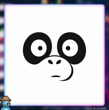 The image shows a black-and-white monkey face logo, likely representing the upcoming "OranguNation" NFT collection mentioned in the tweet, with a "@solotripp999" watermark visible in the bottom right corner.