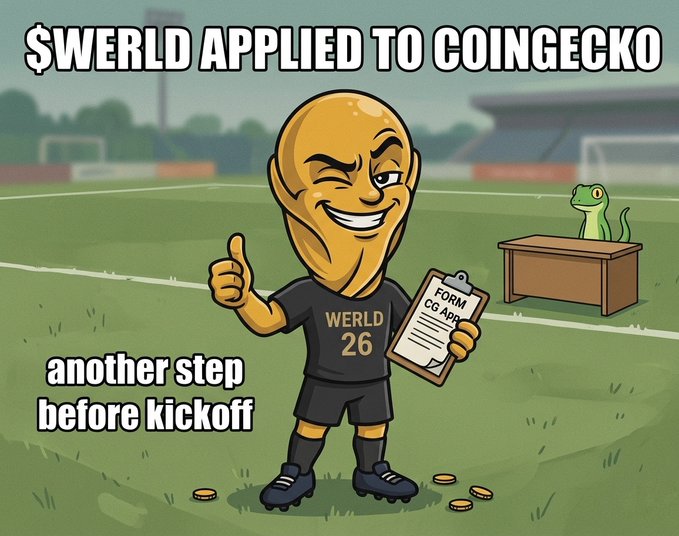 A cartoon character, dressed as a soccer player and holding a clipboard with the number 26 on it, stands on a green field with a brown goalpost and trees in the background.