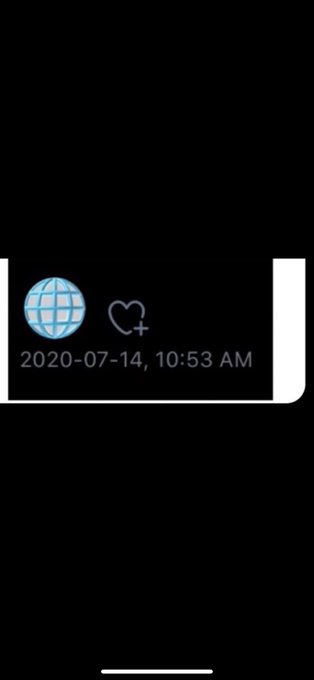 The image shows a digital notification or message dated "2020-07-14, 10:53 AM" with globe and heart icons, aligning with the post's reference to July 14th being a significant "Go Time" moment for XRP.