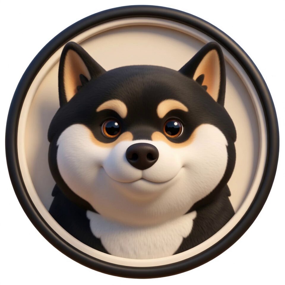 The image features a black and white dog with a happy expression, looking directly at the camera. The dog's face is the main focus of the image, which has been edited or photoshopped to create an appealing visual effect. The caption below the image reads "$MANYU Is “HEADING” to the #moon one way or another! Don't miss your opportunity to be part of something epic $manyuarmy @RealManyu". This caption highlights the dog's happy expression and adds a humorous touch to the image.