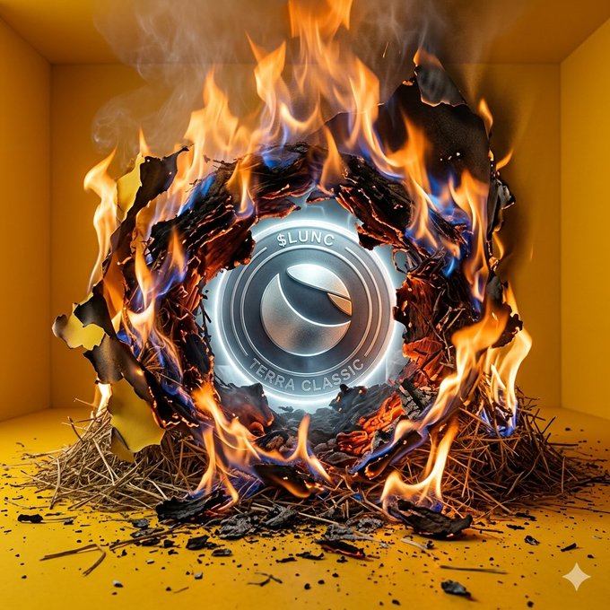urn of fire burns a yellow wall, with the word "slung" and "terra classic" displayed on it.