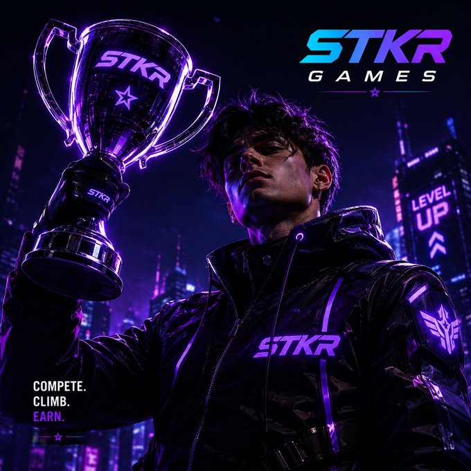 The image features a man holding a trophy with purple lights shining through it. The caption of the image reads "Who's beating my All-time high score on Meme Militia Defender today? If you do, I have a surprise for you". This suggests that there is an ongoing competition or challenge related to Meme Militia Defender and the person in the image has achieved a high score.

The background of the image shows buildings with neon lights, which adds to the overall atmosphere of the scene. The combination of the trophy, the man holding it, and the neon-lit buildings creates a visually striking and engaging image that captures the viewer's attention.