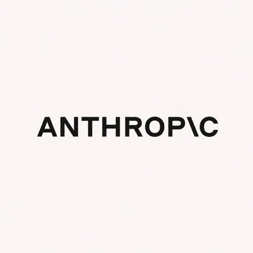 The image displays the word "ANTHROPIC" in bold black capital letters centered on a white background. It serves as the company logo, accompanying news of Anthropic's $9.1 billion, 20-year AI compute deal with Bitcoin miner Riot Platforms.