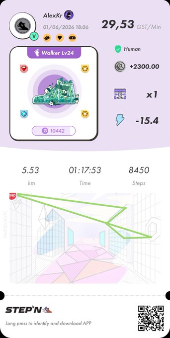 The image features a page of information for a daily running game that tracks various aspects such as steps, calories burned, time taken, distance covered and so on. The main focus of this post seems to be on tracking the distance run during the course of the day using the app. Users can enter their location when they start the activity which helps to determine distances accurately.
