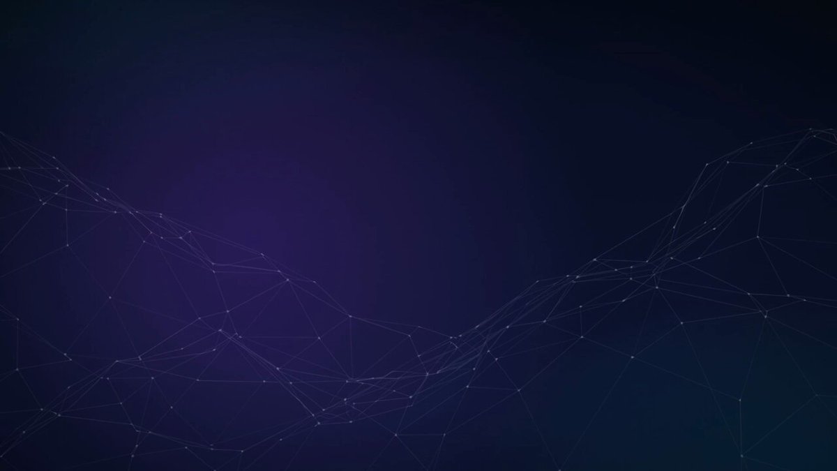 The image features a large blue background with numerous white lines and dots scattered across it. The lines are connected at various points, creating an abstract pattern that resembles a network or web-like structure. The image does not contain any text or additional objects, making it a simple yet visually striking composition.