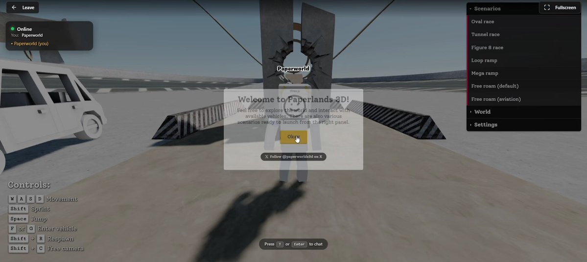 The image shows a computer screen displaying an advertisement for a 3D multiplayer playground game called "Paper 9ZzHkGuBHQFVWV9m18S1ewiVvDjpc1uguxqwzVJGpump A". The game is designed to be played in a virtual world where players can engage in various activities such as racing, colliding with other players or objects, and exploring the environment. The advertisement also provides information about how to access the game and its features.