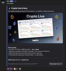 A YouTube video thumbnail titled 'Crypto Live Is Insane' from the channel 'mfr', featuring a calendar interface and various crypto logos including Bitcoin.